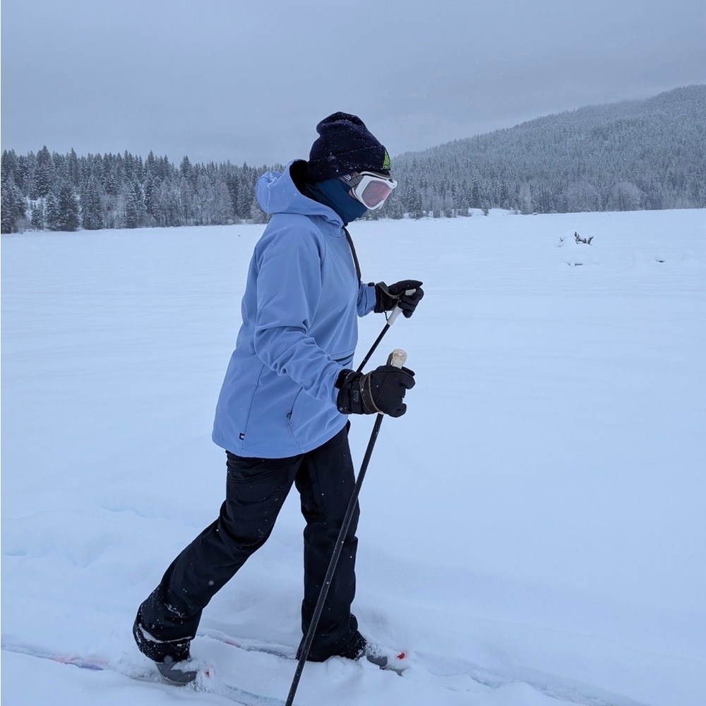 686 Light Blue Hooded Ski Jacket